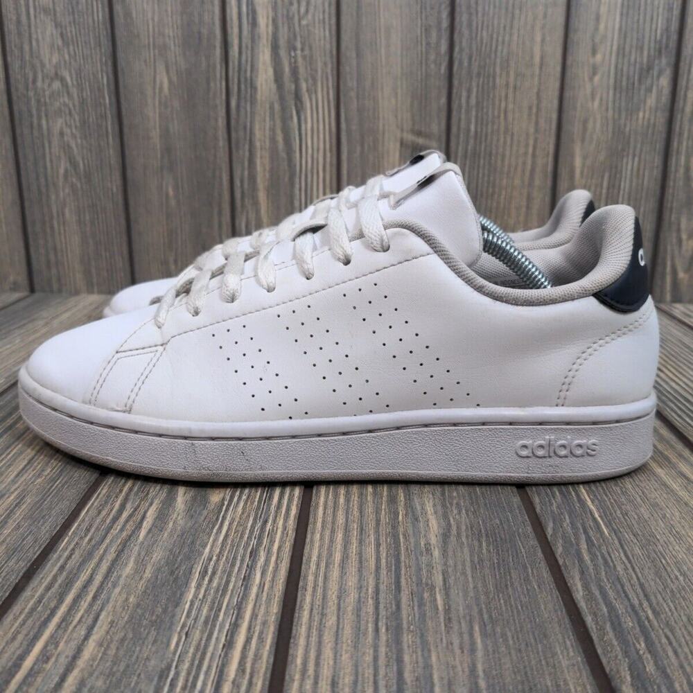 Adidas Men Advantage Cloud‎ White Legend Ink Low Sneakers Shoes 7 Women 9 GZ5299